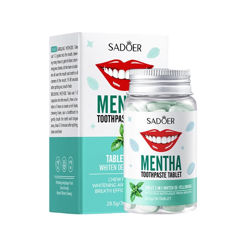 Teeth Whitening Price - Mint Solid Toothpaste Tablets Mint Flavors