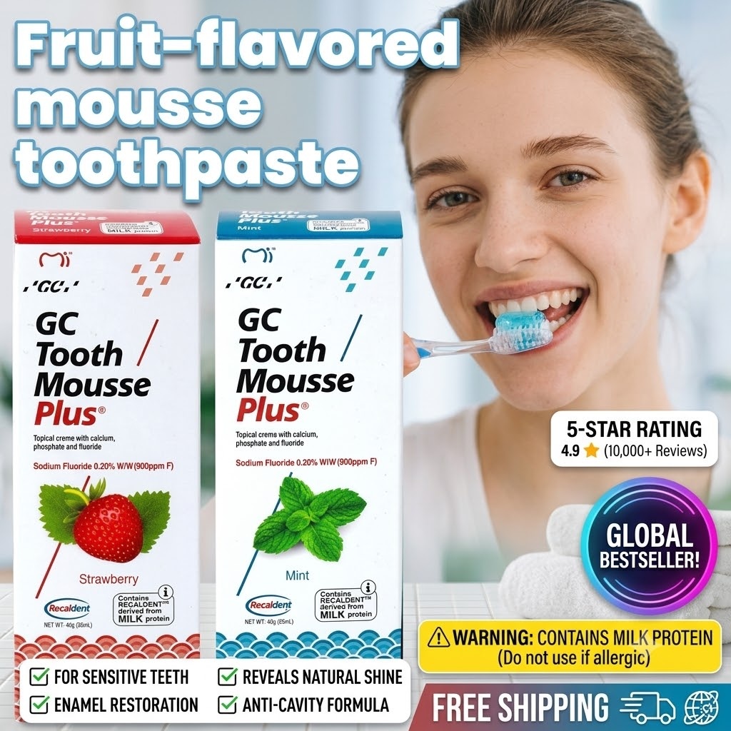 50g GC Fruit Flavor Mousse Too - огляд і ціна Teeth Whitening Treatment