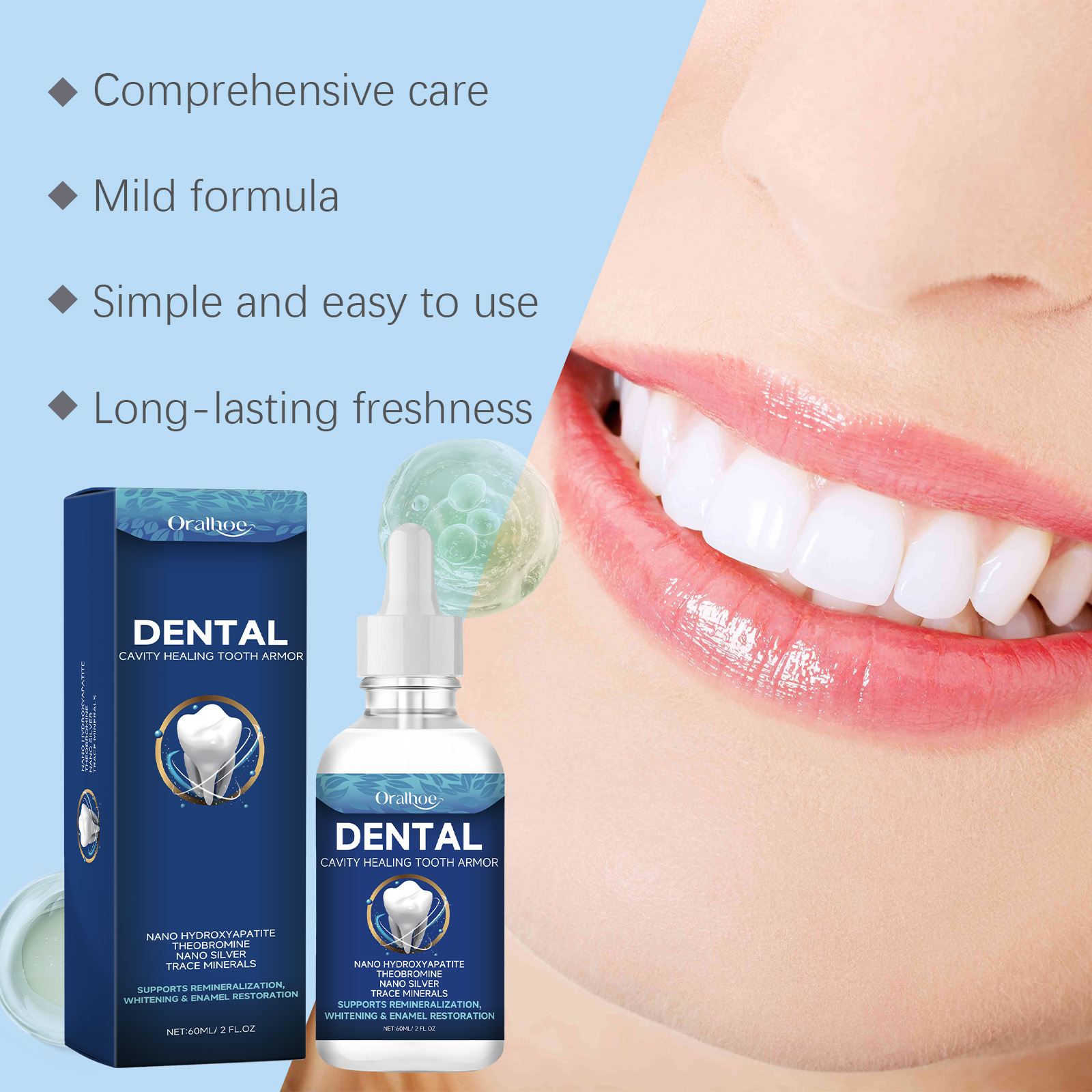 Oralhoe Teeth Brighten Serum L - огляд і ціна Teeth Whitening Products