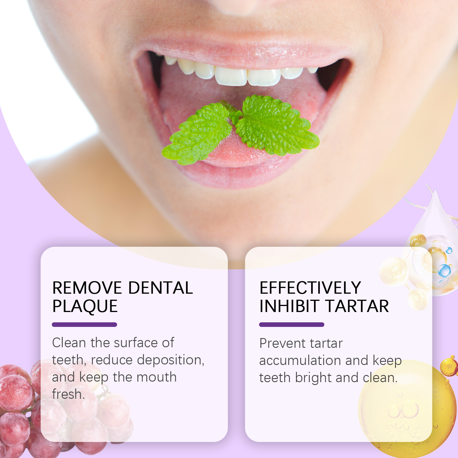 Grape Teeth Whitening Toothpas - огляд і ціна Teeth Whitening/Bleaching