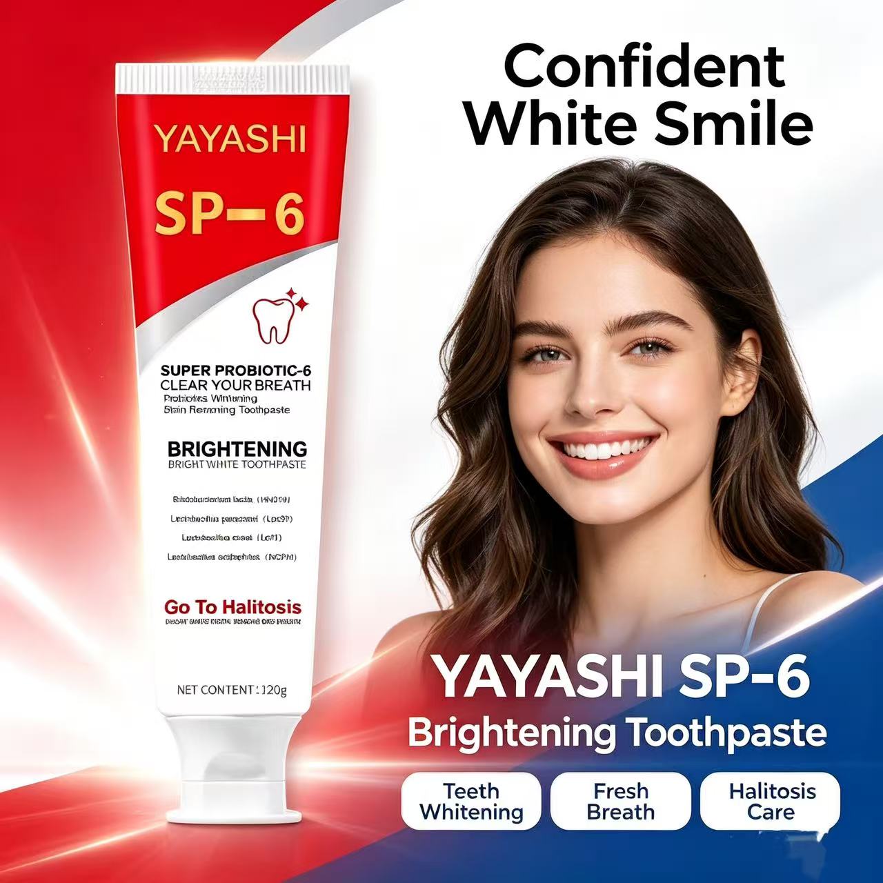 Sp-6 Probiotic Toothpaste Brig - огляд і ціна Teeth Whitening Toothpaste