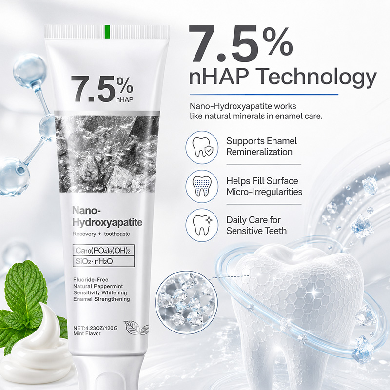 5/6Pcs 7.5% nHAP Nano Hydroxya - огляд і ціна Teeth Whitening Toothpaste