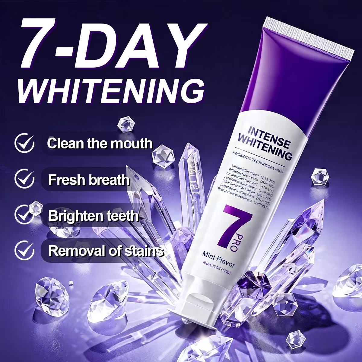 7-Pro Probiotic Whitening Toot - огляд і ціна Teeth Whitening Treatment