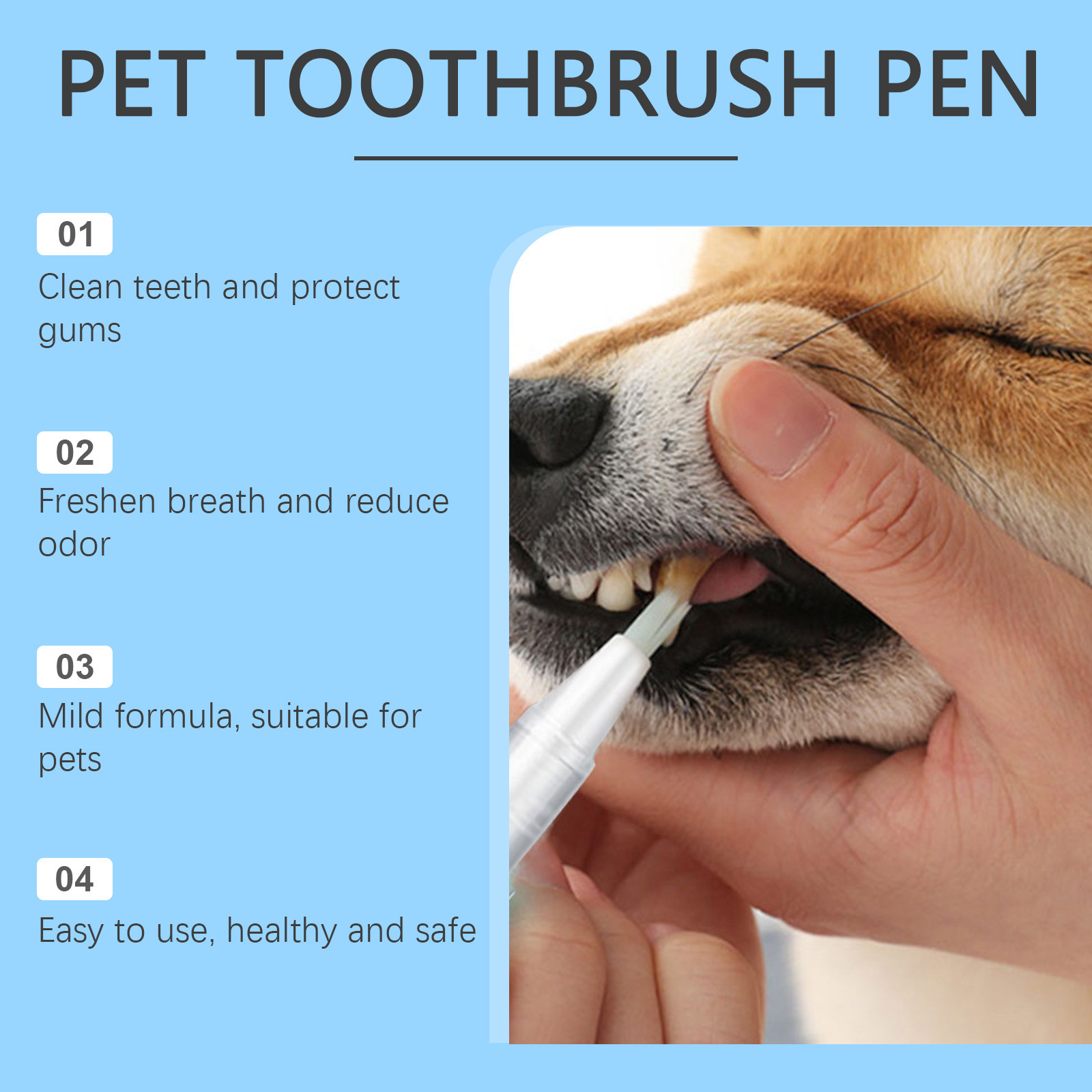 Oral Cleaning Gel Pen For Dogs - огляд і ціна Teeth Whitening Toothpaste