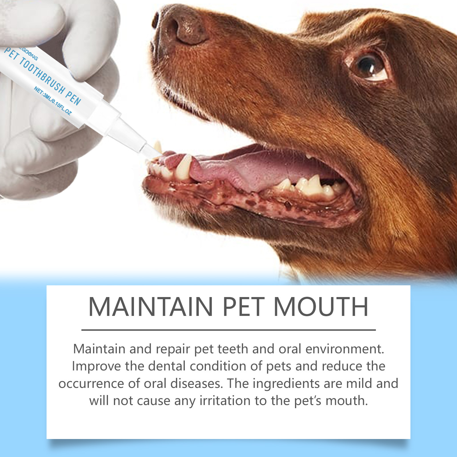 Oral Cleaning Gel Pen For Dogs - огляд і ціна Teeth Whitening Toothpaste