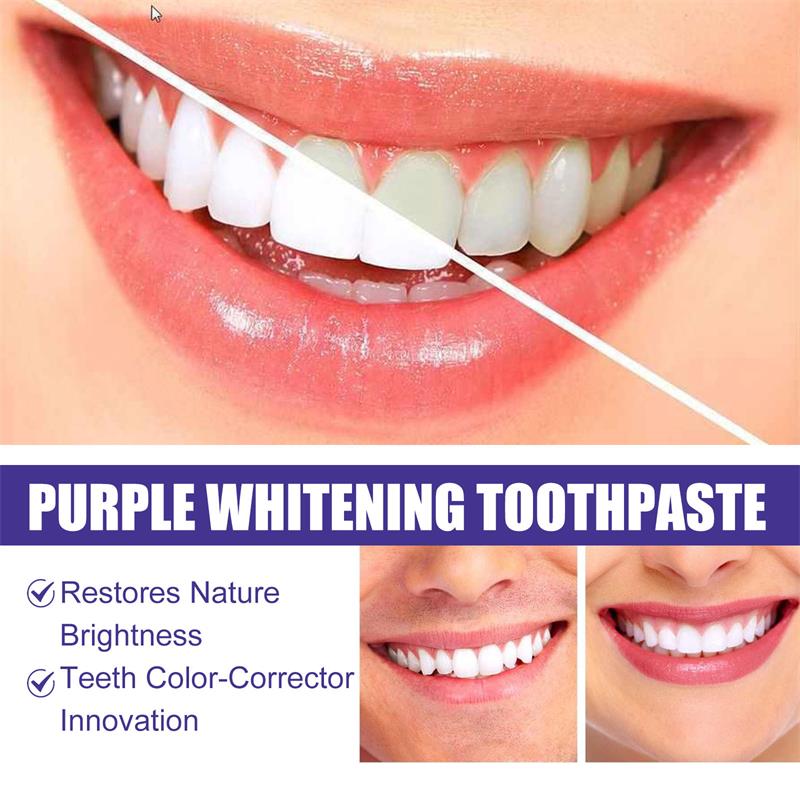 9D Purple Teeth Whitening Toot - огляд і ціна Teeth Whitening Toothpaste