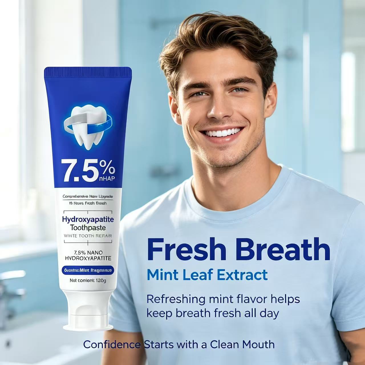 7.5%Nano Hydroxyapatite Toothp - огляд і ціна Teeth Whitening Treatment