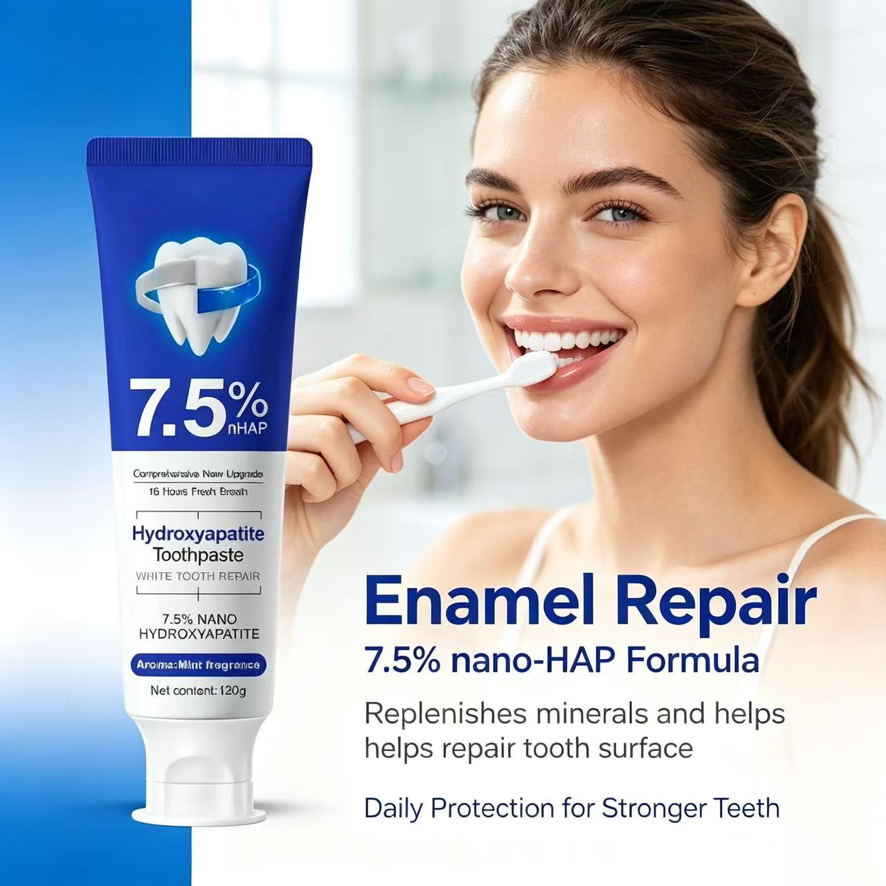 7.5%Nano Hydroxyapatite Toothp - огляд і ціна Teeth Whitening Treatment