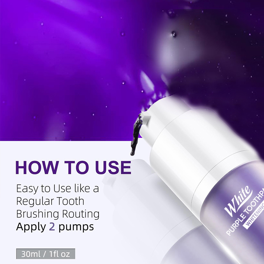 Purple Whitening Toothpaste 30 - огляд і ціна Teeth Whitening Treatment