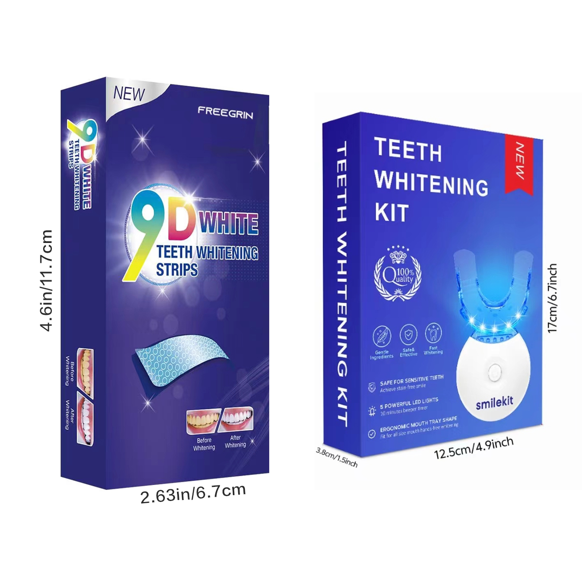 Teeth Whitening Kit - 5X LED L - огляд і ціна Teeth Whitening Led Kit