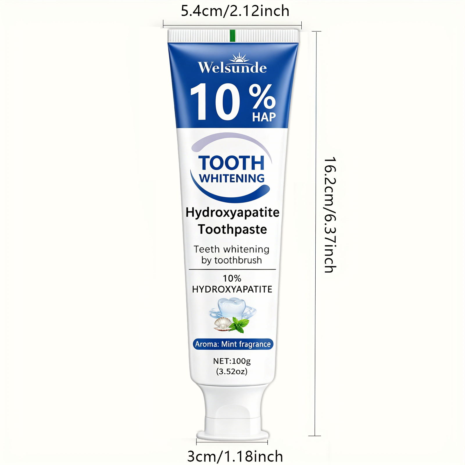 Powerful Teeth Whitening Tooth - огляд і ціна Teeth Whitening Toothpaste