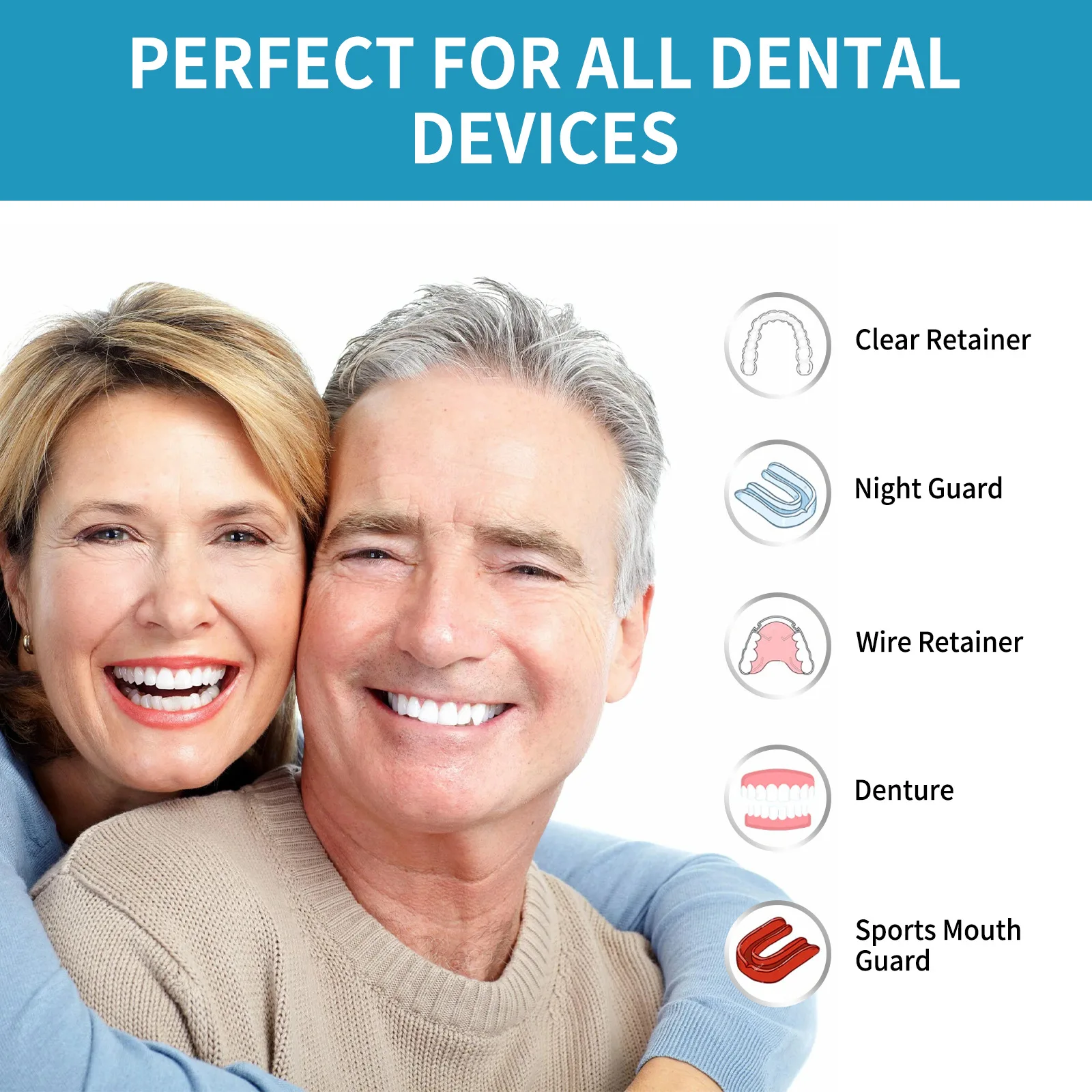 Aligner Denture Cleaner Foam D - огляд і ціна Teeth Whitening Toothpaste