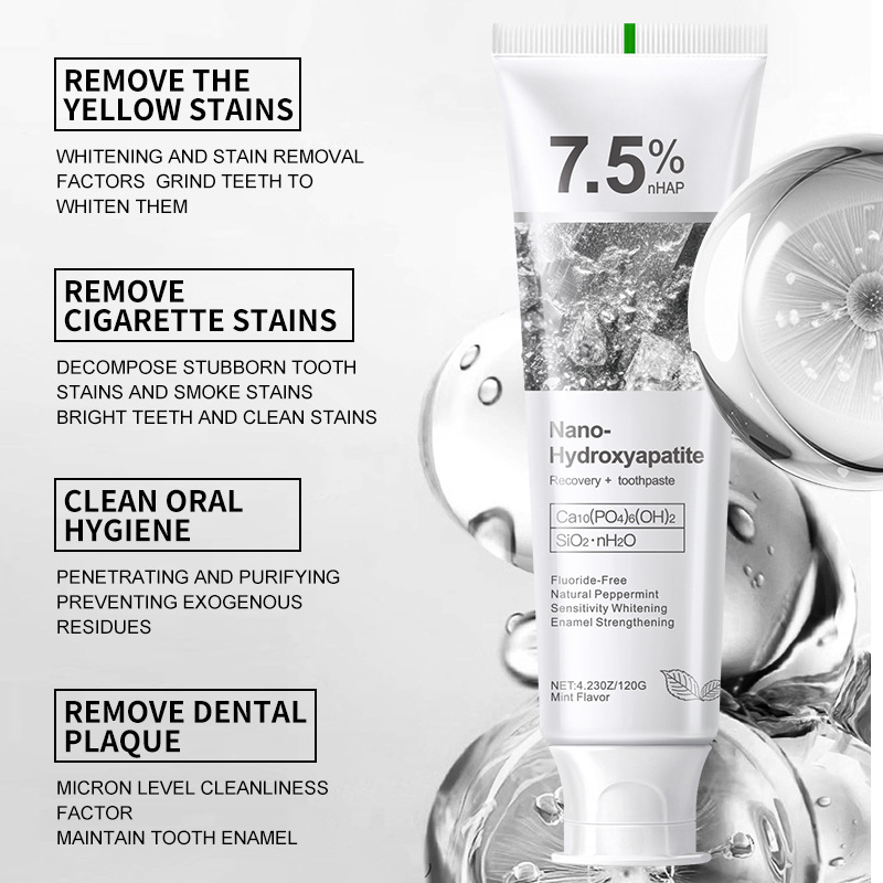 7.5% Hydroxyapatite Probiotic  - огляд і ціна Teeth Whitening Toothpaste