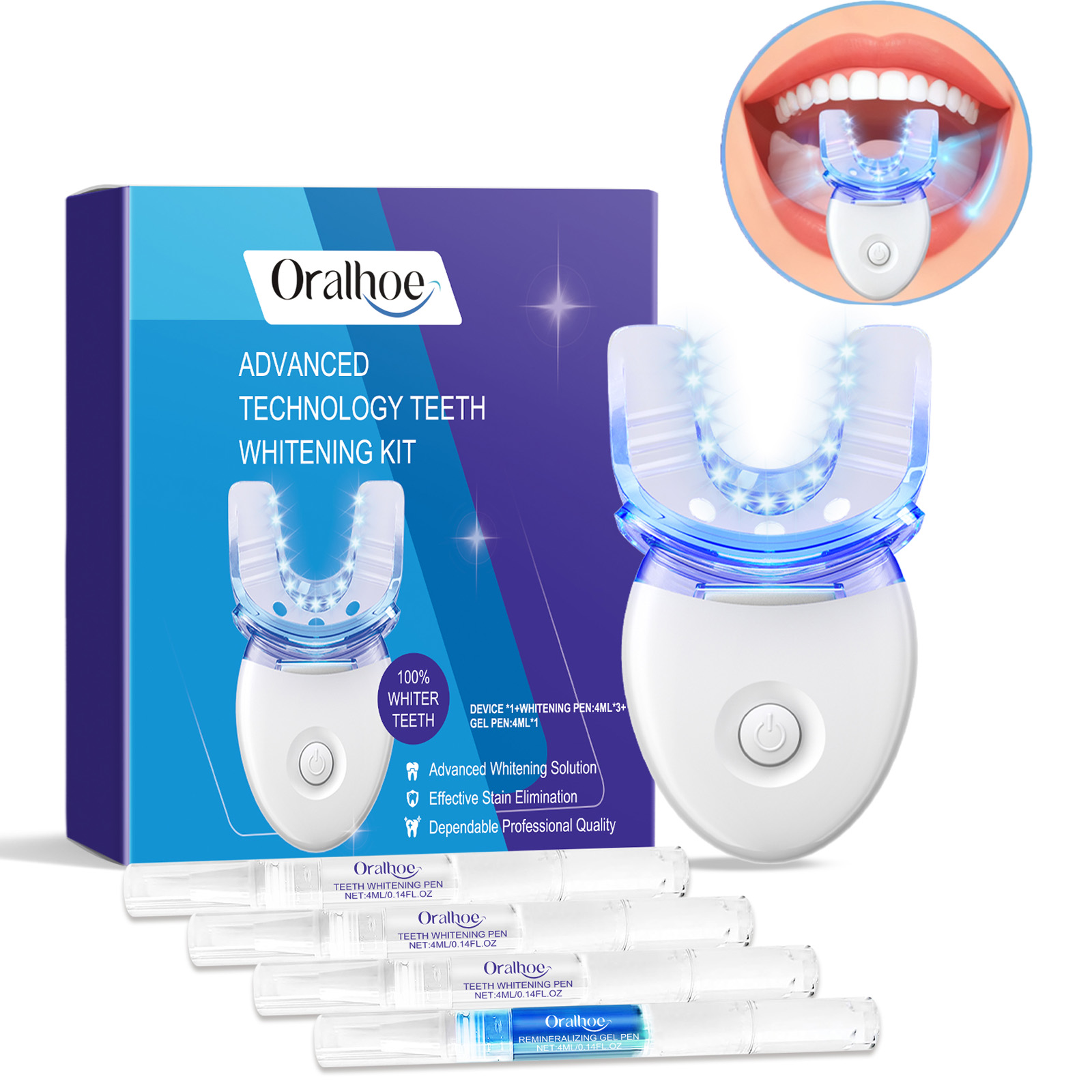 Professional Teeth Whitening L - огляд і ціна Teeth Whitening Led Kit