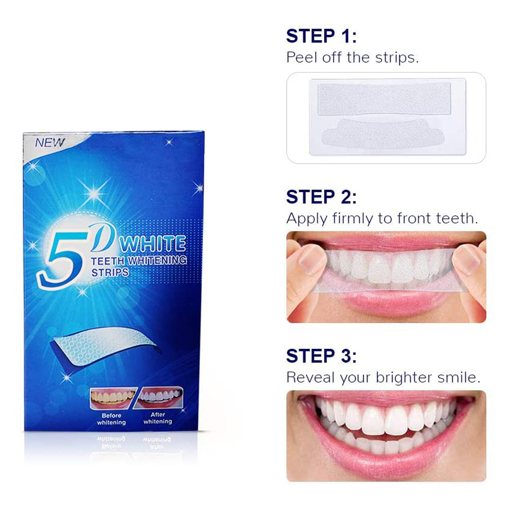 5D White Teeth Whitening Strip - огляд і ціна Teeth Whitening Price
