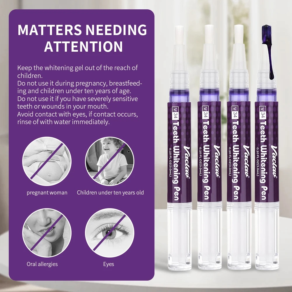 Vaclav V34 Purple teeth whiten - огляд і ціна Teeth Whitening Price