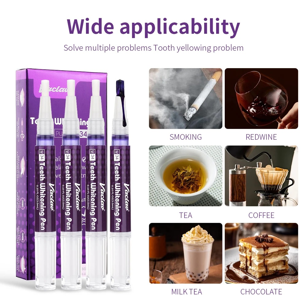 Vaclav V34 Purple teeth whiten - огляд і ціна Teeth Whitening Price
