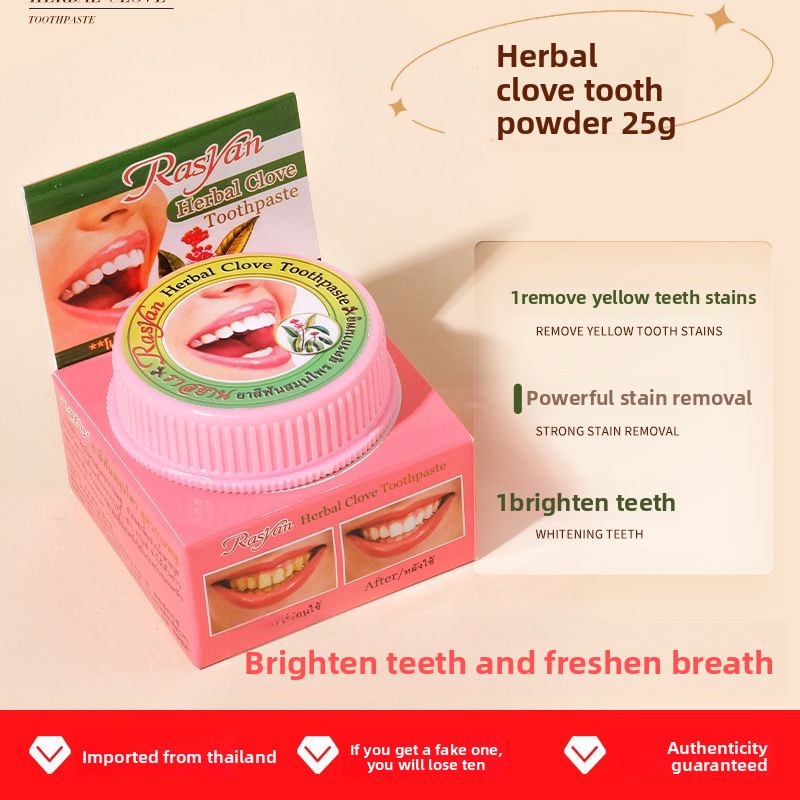 Thai Clove/coconut Tooth Powde - огляд і ціна Teeth Whitening Price