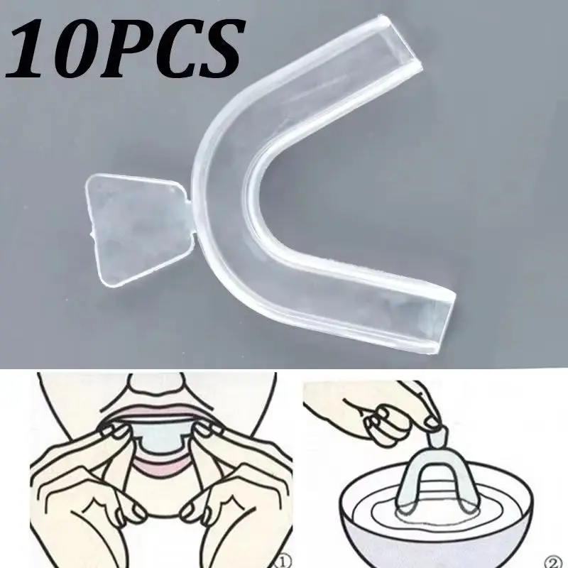 10Pcs Silicone Mouth Guard Tee - огляд і ціна Teeth Whitening Products